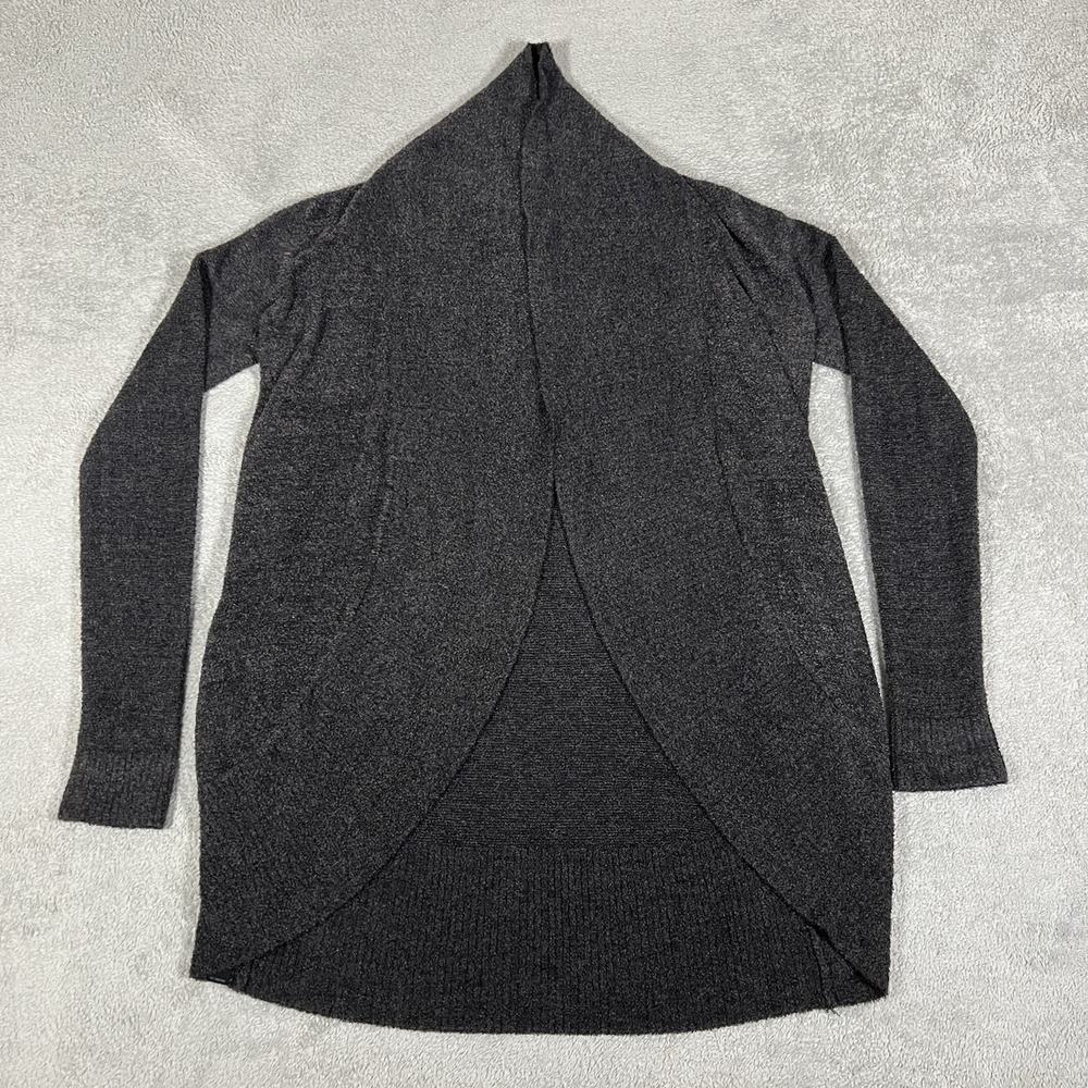 Barefoot Dreams Cardigan Womens XS/S Gray CozyChic Lite Circle Card